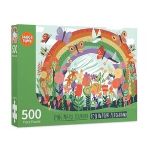 Imaginary Journey 500 Piece Puzzle Pollinator Playground